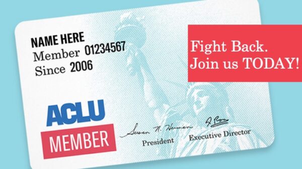 ACLU Membership Card -- Join us!