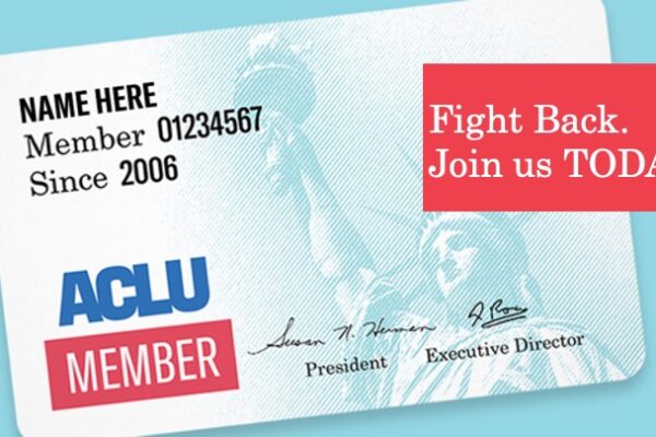 ACLU Membership Card -- Join us!