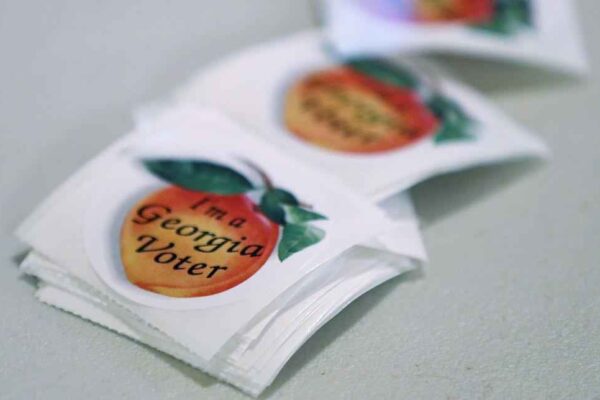 georgia voting stickers