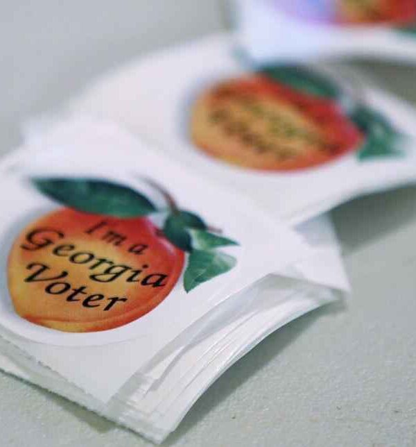 georgia voting stickers