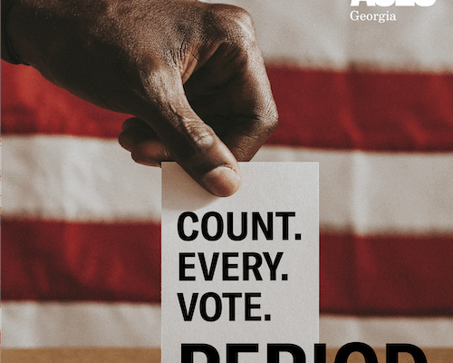 Count. Every. Vote. PERIOD.