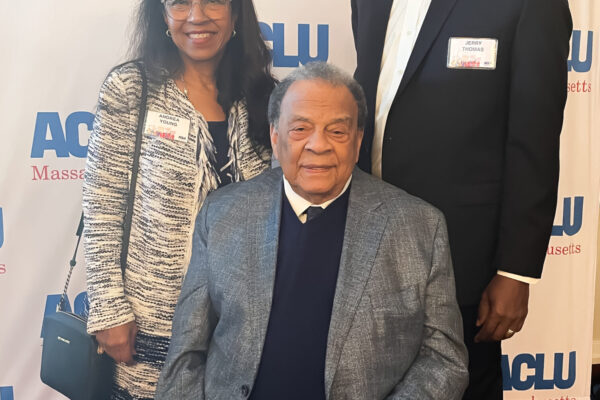 Bill of Rights Dinner with civil rights leader, Andrew J. Young, ACLU Director Andrea Young & her husband, Jerry Thomas