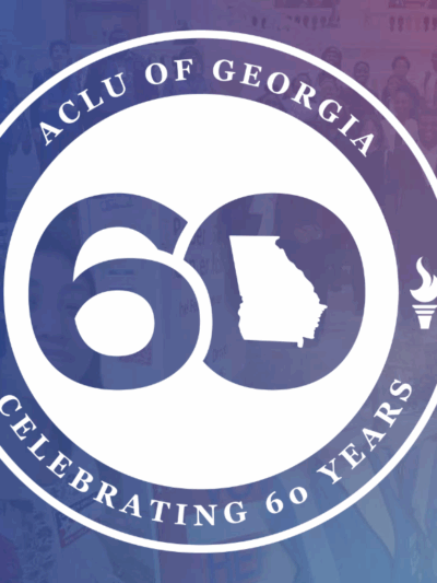 60th anniversary celebration logo with background