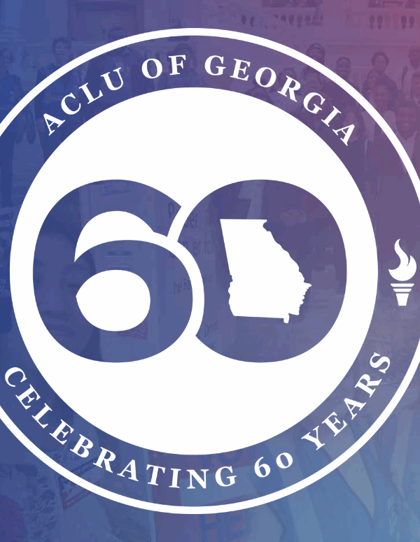 60th anniversary celebration logo with background