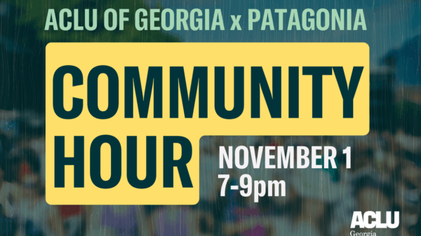 aclu of georgia x patagonia community hour