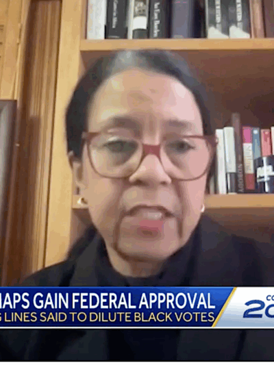 ACLU Executive Director Andrea Young in an interview on WJCL