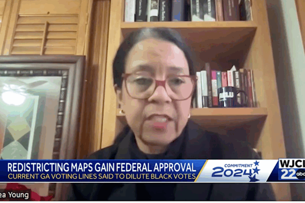 ACLU Executive Director Andrea Young in an interview on WJCL
