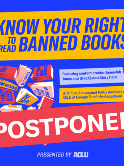banned books event postponed