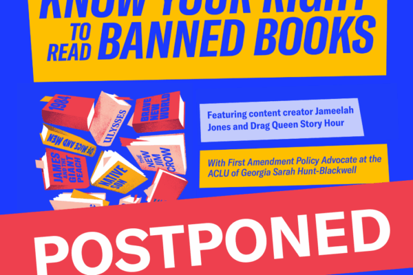 banned books event postponed