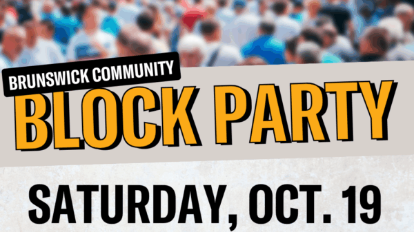 brunswick community block party flyer