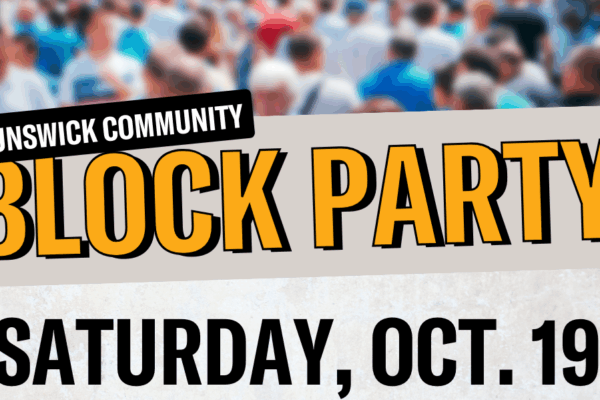 brunswick community block party flyer
