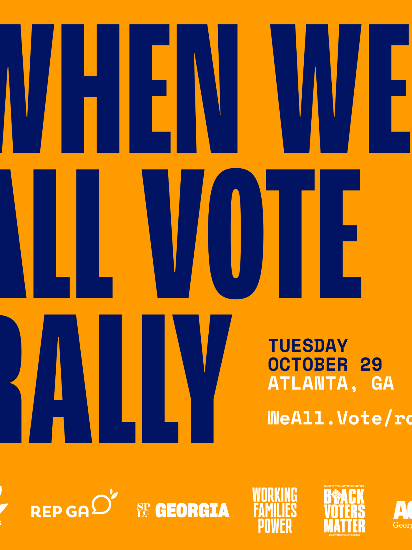 When We All Vote Rally - ACLU of Georgia