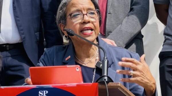 ACLU of Georgia Executive Director Andrea Young speaking at Big Bethel Church in Atlanta