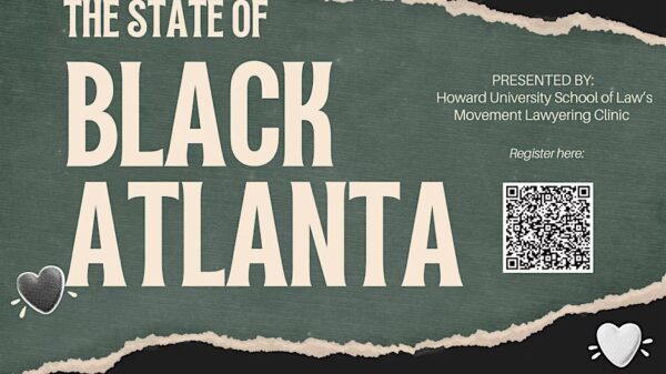 Event Graphic with text "The State of Black Atlanta"