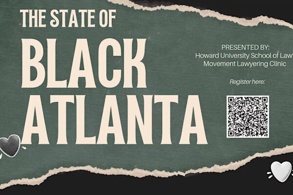 Event Graphic with text "The State of Black Atlanta"