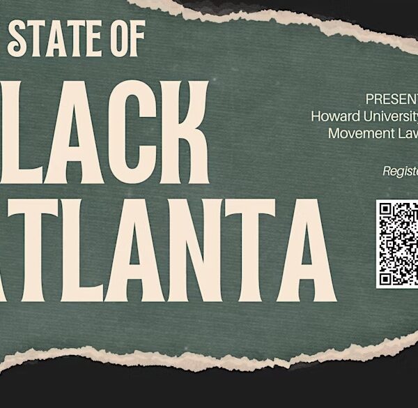 Event Graphic with text "The State of Black Atlanta"