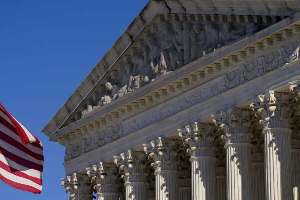 us flag in front of scotus