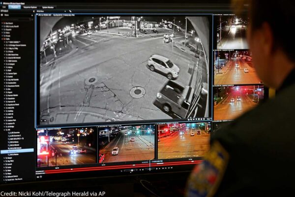 photo of police surveillance