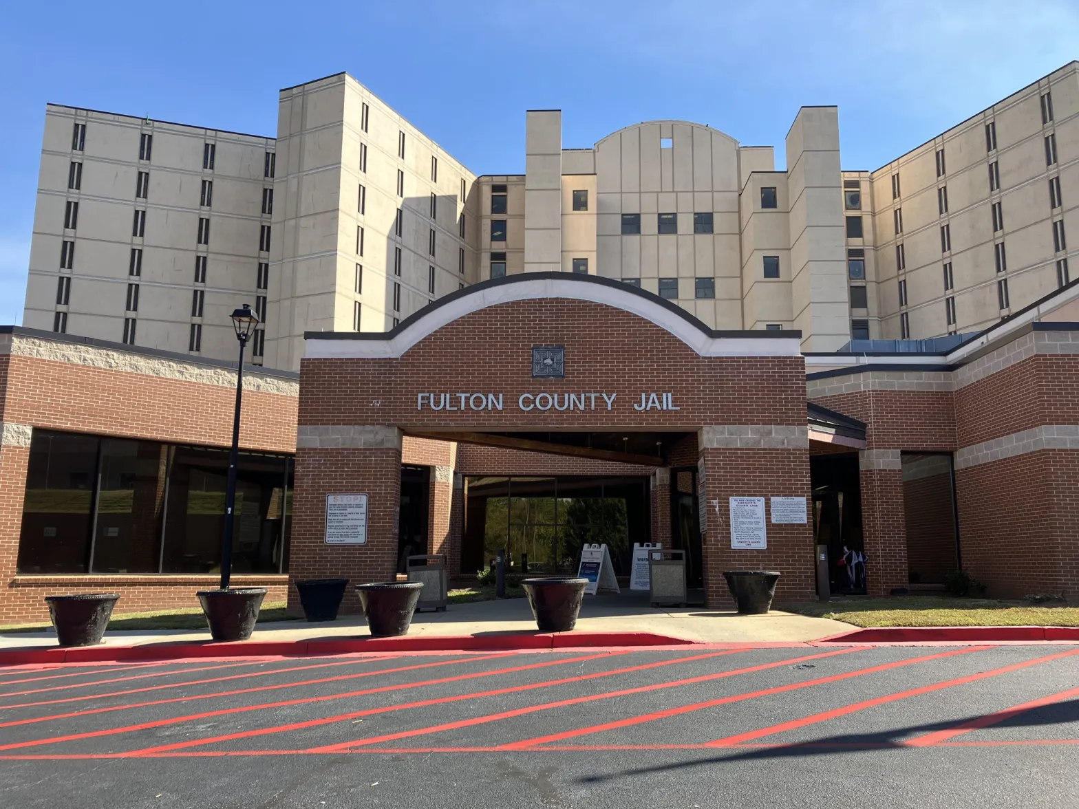 The Fulton County Jail on Rice Street. (Dyana Bagby)