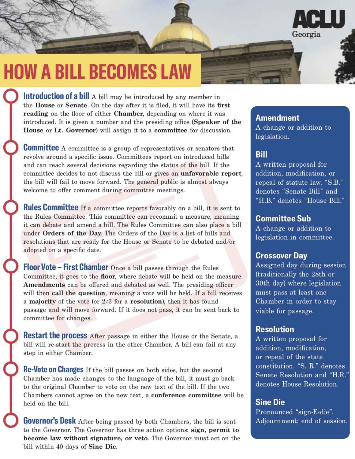 ACLU of Georgia Citizen Lobby Day Guide