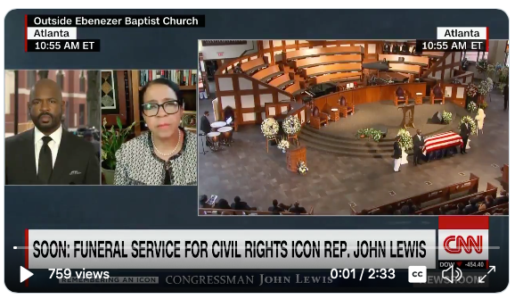 Andrea Young speaks fondly of Rep. John Lewis