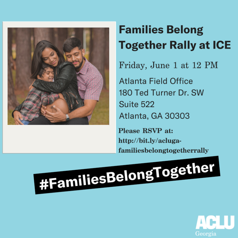 Families Belong Together Rally at ICE