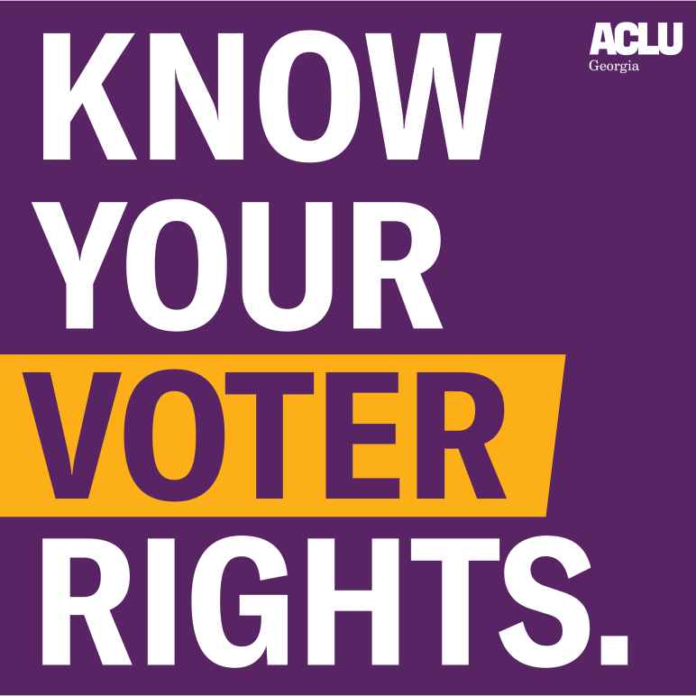 Voter Rights Aclu Of Georgia