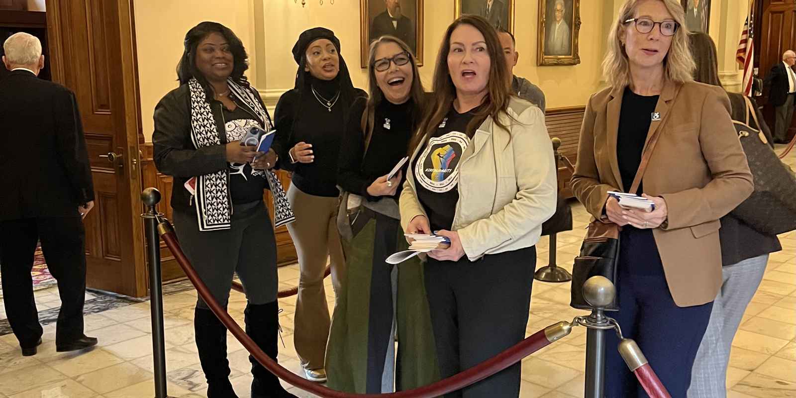 ACLU of Ga. supporters at Constitution Day 2024