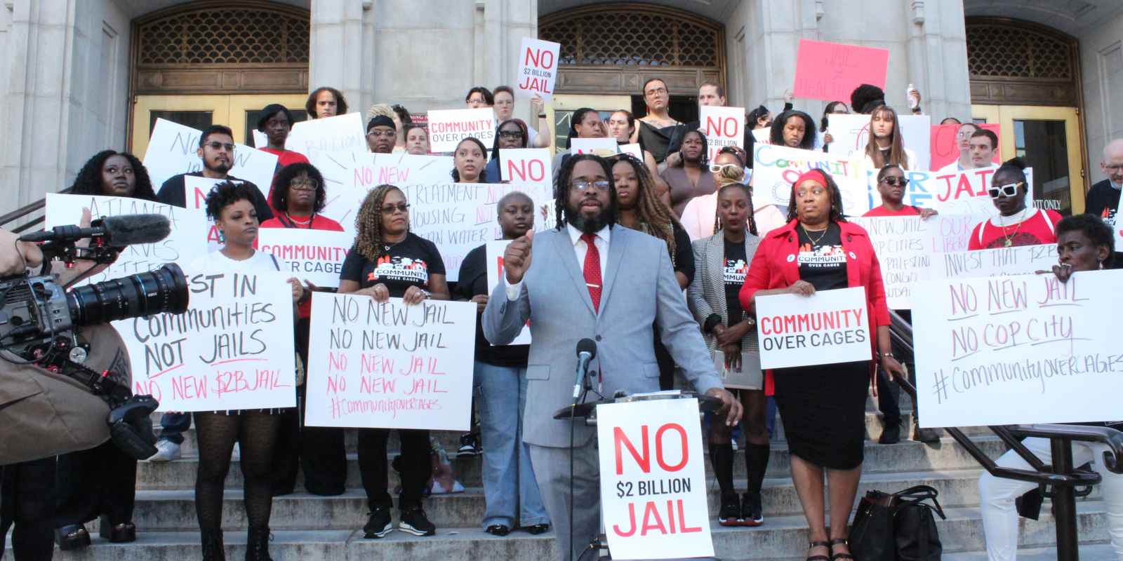 Community Over Cages press conference June 2024 Devin