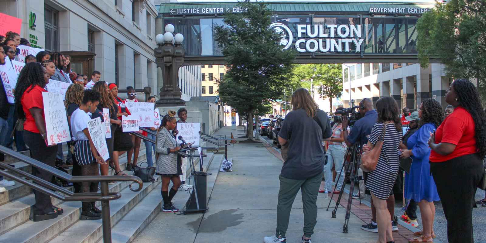COC Jail presser June 2024 wide shot