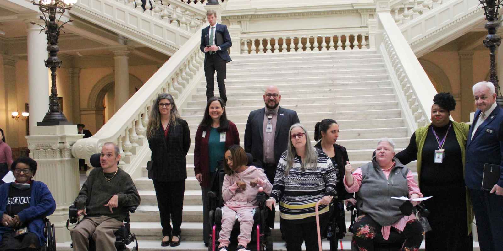 Coalition of people advocating for more disability rights in the state of Georgia