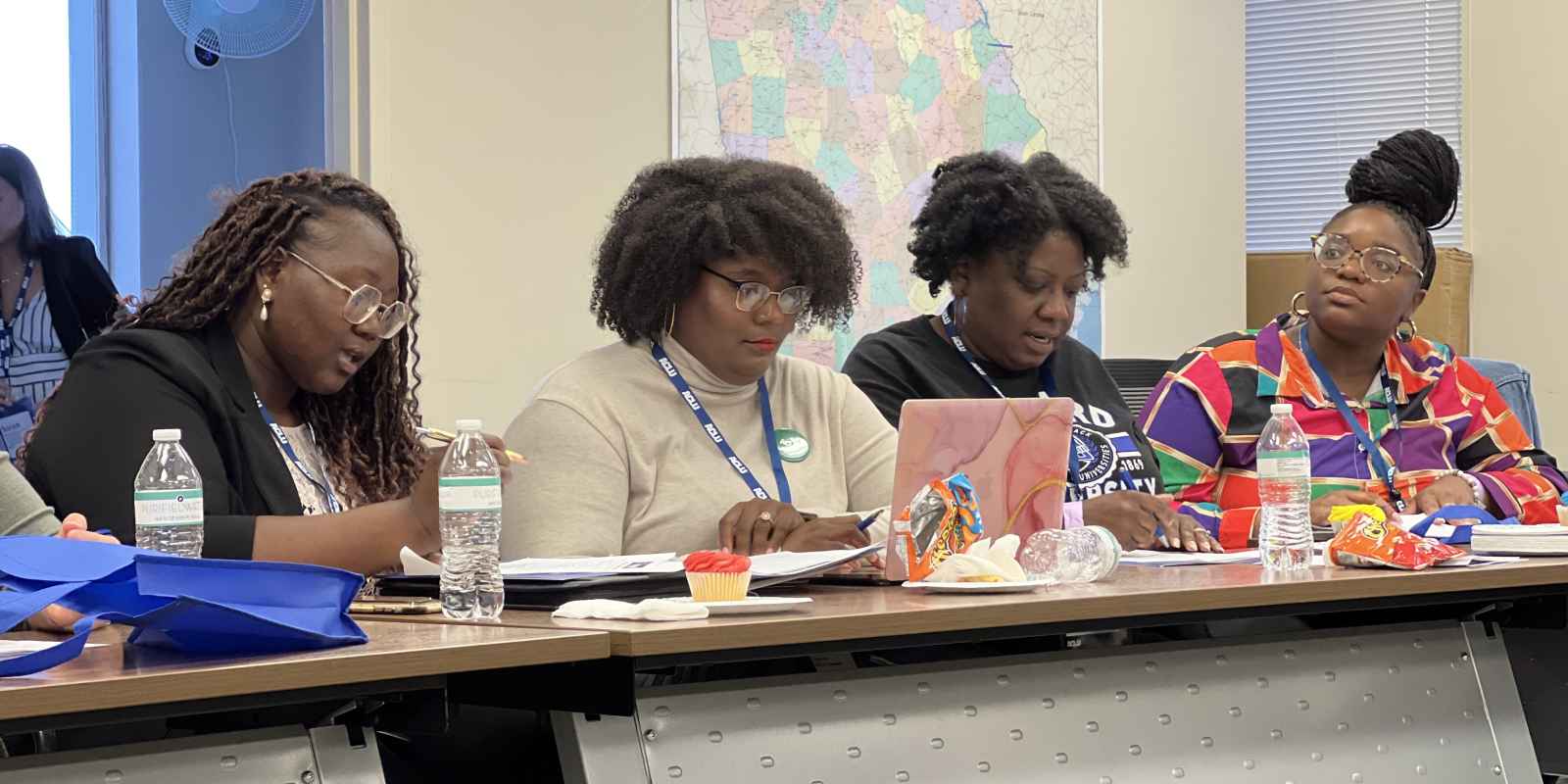 SLIP participants at the ACLU of Georgia offices