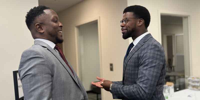 Leadership Atlanta meeting, ACLU of Ga. Policy Director Chris Bruce with class member