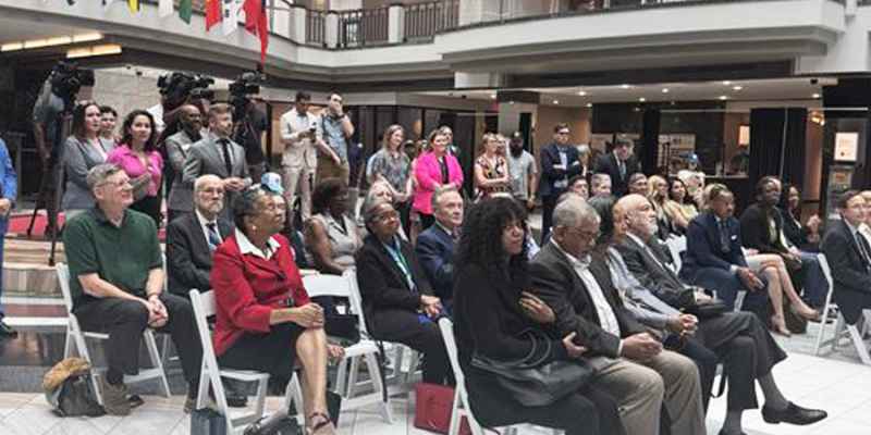 Crowd of attendees during Law Day 2025