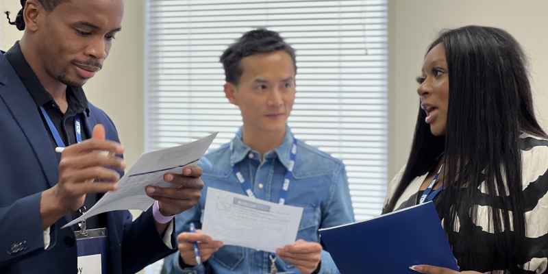 SLIP participants at the ACLU of Georgia offices