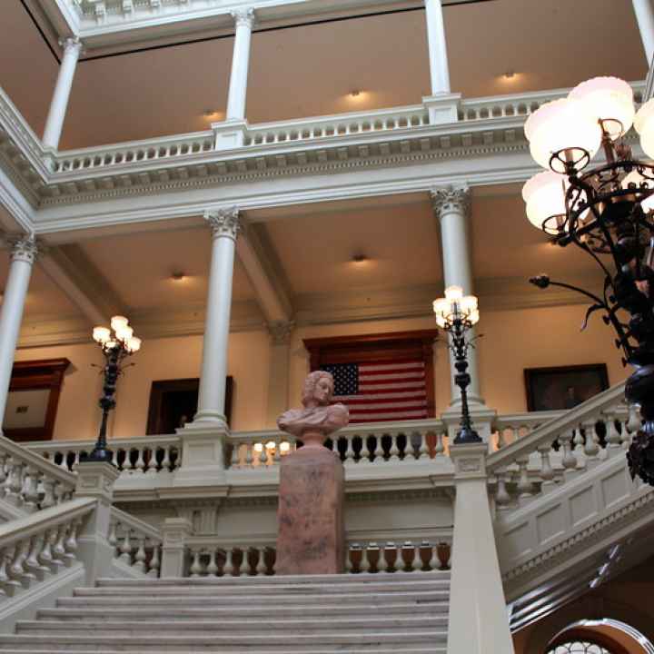 inside GA capitol building