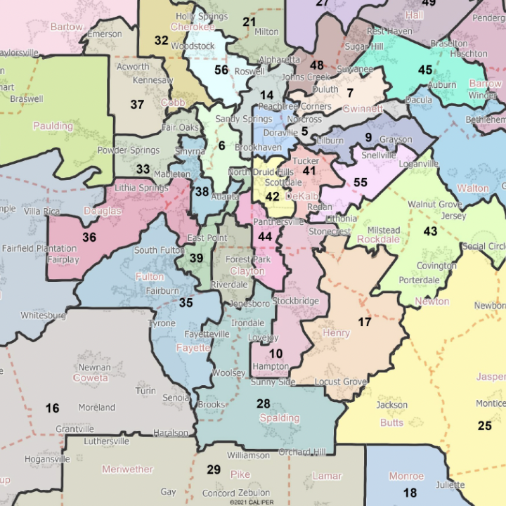 Plaintiffs’ Proposed State Senate Plan in South Metro Atlanta